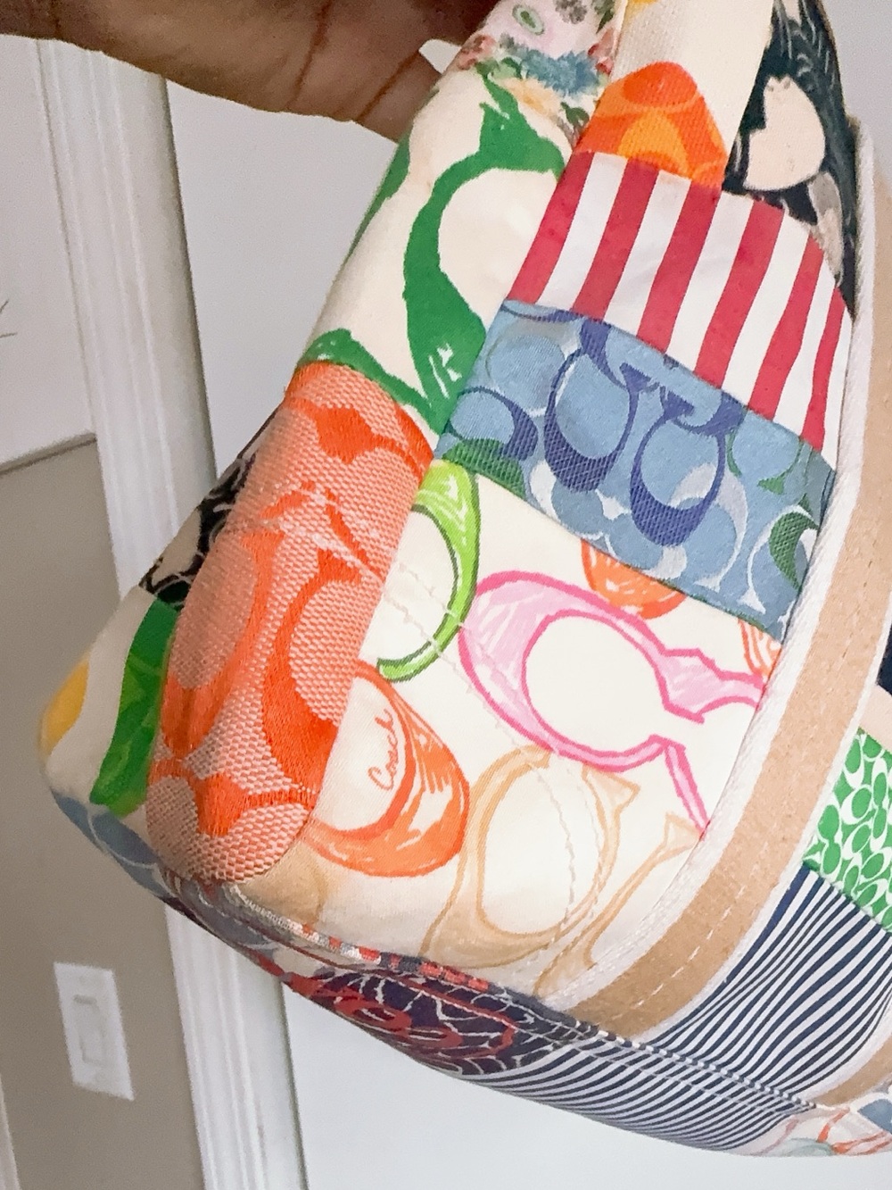 Coach Purse Vintage Hamptons Weekend Patchwork - Picture 12 of 14